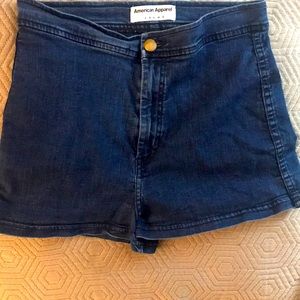AMERICAN APPAREL Girls Stretch Shorts